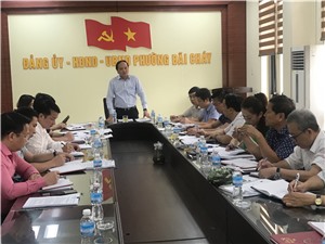 Phó Bí thư TT Thành ủy Hoàng Quang Hải làm việc với phường Bãi Cháy