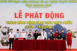 Quảng Ninh phát động Tháng hành động vì An toàn thực phẩm năm 2022