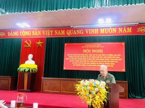 Học tập và làm theo tư tuởng, đạo đức, phong cách Hồ Chí Minh về xây dựng văn hóa, con người Việt Nam nhất là về văn hóa trong Đảng và đạo đức cách mạng trong tình hình mới